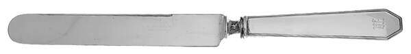 Queen Anne-Plain (Sterling, 1910) Blunt Hollow Knife with Bolster