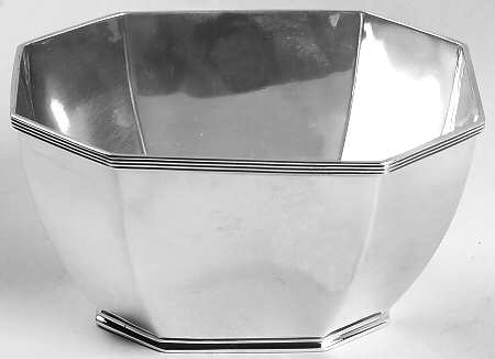 Queen Anne-Plain (Sterling, 1910, Hollowware) Waste Bowl