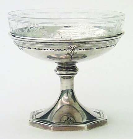 Colfax (Sterling, 1922, Hollowware) Sherbet & Glass Liner