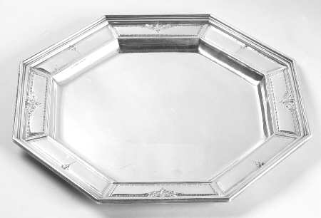 Colfax (Sterling, 1922, Hollowware) 13" Round Tray