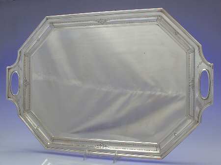 Colfax (Sterling, 1922, Hollowware) Large Waiter Tray