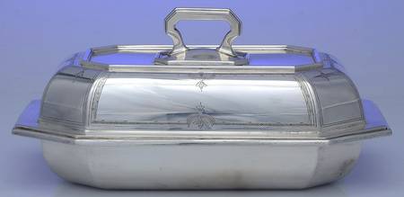 Colfax (Sterling, 1922, Hollowware) Sterling Double Vegetable