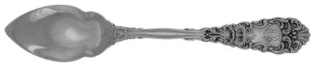 Renaissance (Sterling, 1894, Monograms) Fruit/Orange Spoon