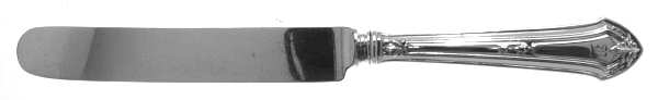 Lenox (Sterling, 1912, Monograms) Old French Hollow Knife with Bolster