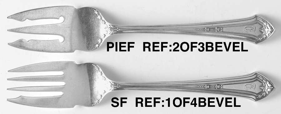 Lenox (Sterling, 1912, Monograms) Individual Salad Fork