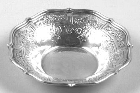 Fairfax No. 4-B-Engraved (Sterling, 1910, Hlwr) Nut Dish