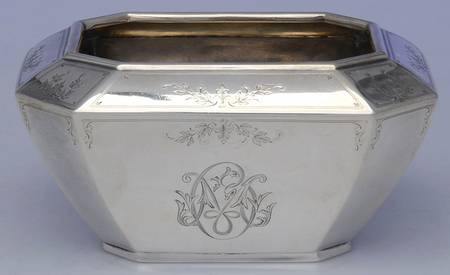 Fairfax No. 2-Engraved (Sterling, 1910, Hollowware) Waste Bowl