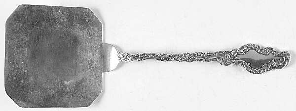 Watteau (Sterling, 1891, Monograms) Solid Waffle Server