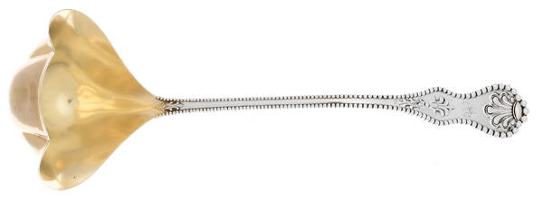 Charles II (Sterling, 1894, Monograms) Punch Ladle Solid Piece