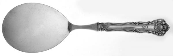 New Queens (Sterling, 1900) Egg Server with Silverplate Blade