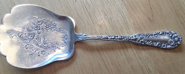 No. 10 (Sterling, 1896) Solid Waffle Server