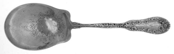 No. 10 (Sterling, 1896) Solid Salad Serving Spoon