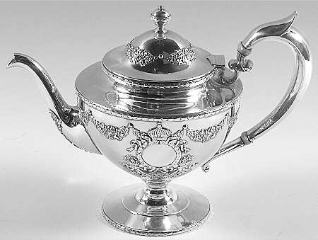 Empire (Sterling, 1895, Hollowware) Teapot