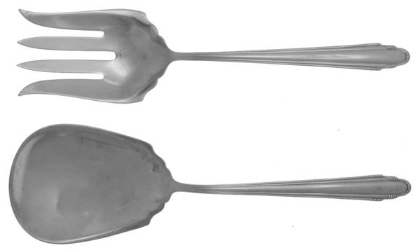 Contempora (Sterling, 1930) (2 Pc) Solid Salad Set