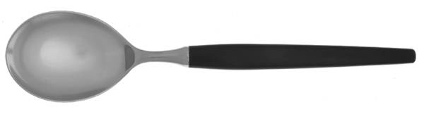 Opus-Black (STAINLESS) Place/Oval Soup Spoon