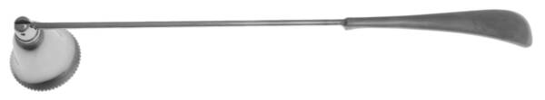 Torun-Satin (Stainless, Satin) Candle Snuffer with Stainless Bowl HC