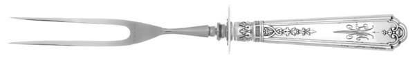 Princess Patricia (Sterling, 1927) Small Steak Carving Fork with Stainless Prongs