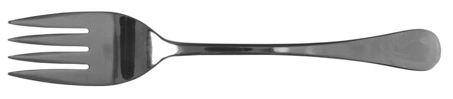 Silhouette (Stainless) Medium Solid Cold Meat Serving Fork