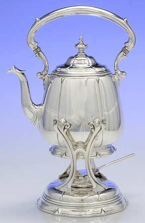 La Salle (Sterling, Hollowware) Kettle, Stand & Burner