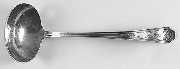 Fairfax-Engraved Y (Sterling) Solid Piece Cream Ladle