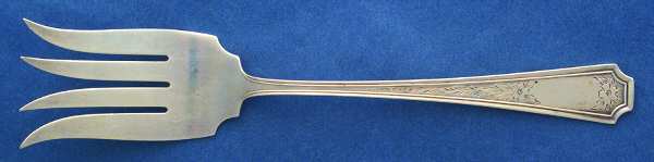 Fairfax-Engraved Y (Sterling) Solid Salad Serving Fork