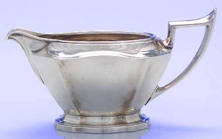 King Albert-Plain (Sterling, Hollowware) Creamer
