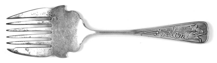 Salem Witch (Sterling) Small Solid Tined Sardine Serving Fork