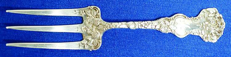 DUS11 (STERLING) Individual Solid Grape/Cherry Fork