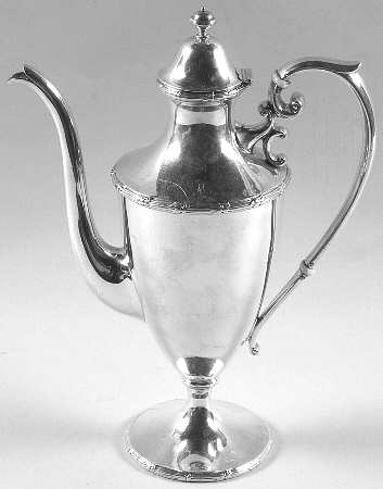 Madame Royale (Sterling, Hollowware) Sterling Demitasse Pot