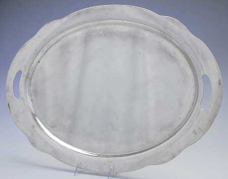 Priscilla (Sterling, Hollowware) Large Waiter Tray