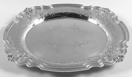 1826C (Sterling, Hollowware) Round Sterling Tray