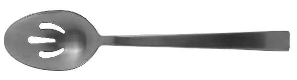 Flair Matte (Stainless) Pierced Solid Serving Spoon