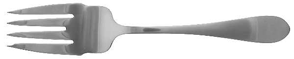 Pointed Antique (Sterling) Medium Cold Meat Serving Fork-Extra Weight