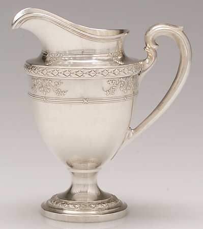 Marie Antoinette-Chased (Sterling, Hollowware) Creamer
