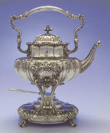 800 (Sterling, Hollowware) Kettle, Stand & Burner