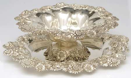 1062 (Sterling, Hollowware) Centerpiece with Underplate