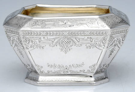 Fairfax-Engraved X (Sterling, Hollowware) Waste Bowl