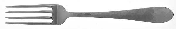 Pointed Antique-Hammered-Extra Heavy (Sterling) Fork