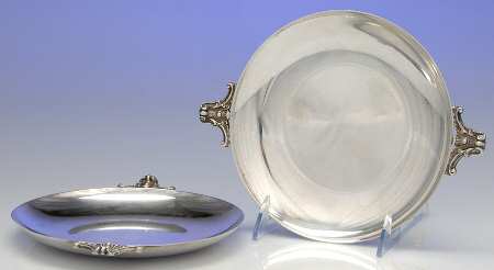 38 (Sterling, Hollowware) Set of 2 Bowl-Bon Bon/Handled 6"