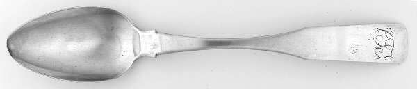 Coin Silver Flatware Tablespoon (Serving Spoon)
