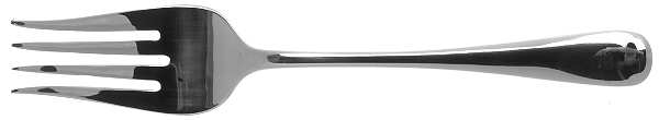 Palladian (Stainless) Medium Solid Cold Meat Serving Fork