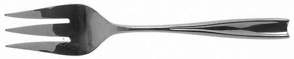 LYRIC-LYRA (Stainless, Concave Tip) Medium Solid Cold Meat Serving Fork