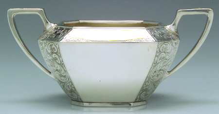 Fairfax-Engraved (Sterling, Hollowware) Mini Open Sugar Bowl