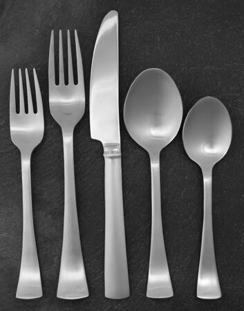Cafe Blanc (Stainless) 5 Piece Place Setting
