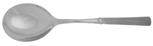 Cafe Blanc (Stainless) Casserole Spoon with Smooth Stainless Bowl HC