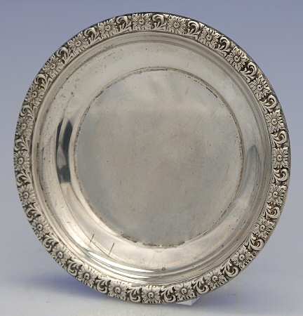 21F (Sterling, Hollowware) Sterling Butter Pat