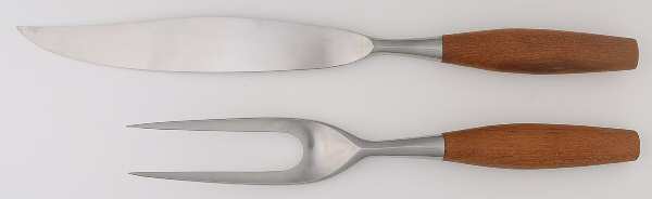 Classic Fjord (Stainless, China) Large 2-Piece Roast Carving Set w/Stainless Blade