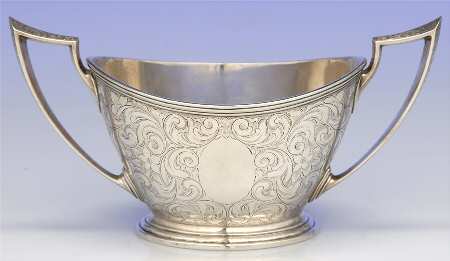 5E (Sterling, Hollowware) Sugar Bowl No Lid