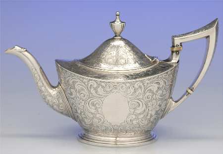 5E (Sterling, Hollowware) Teapot