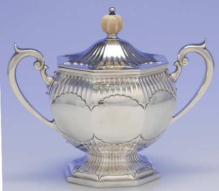 573 (Sterling, Hollowware) Sugar Bowl & Lid